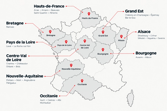 Zone d'intervention EDIMA